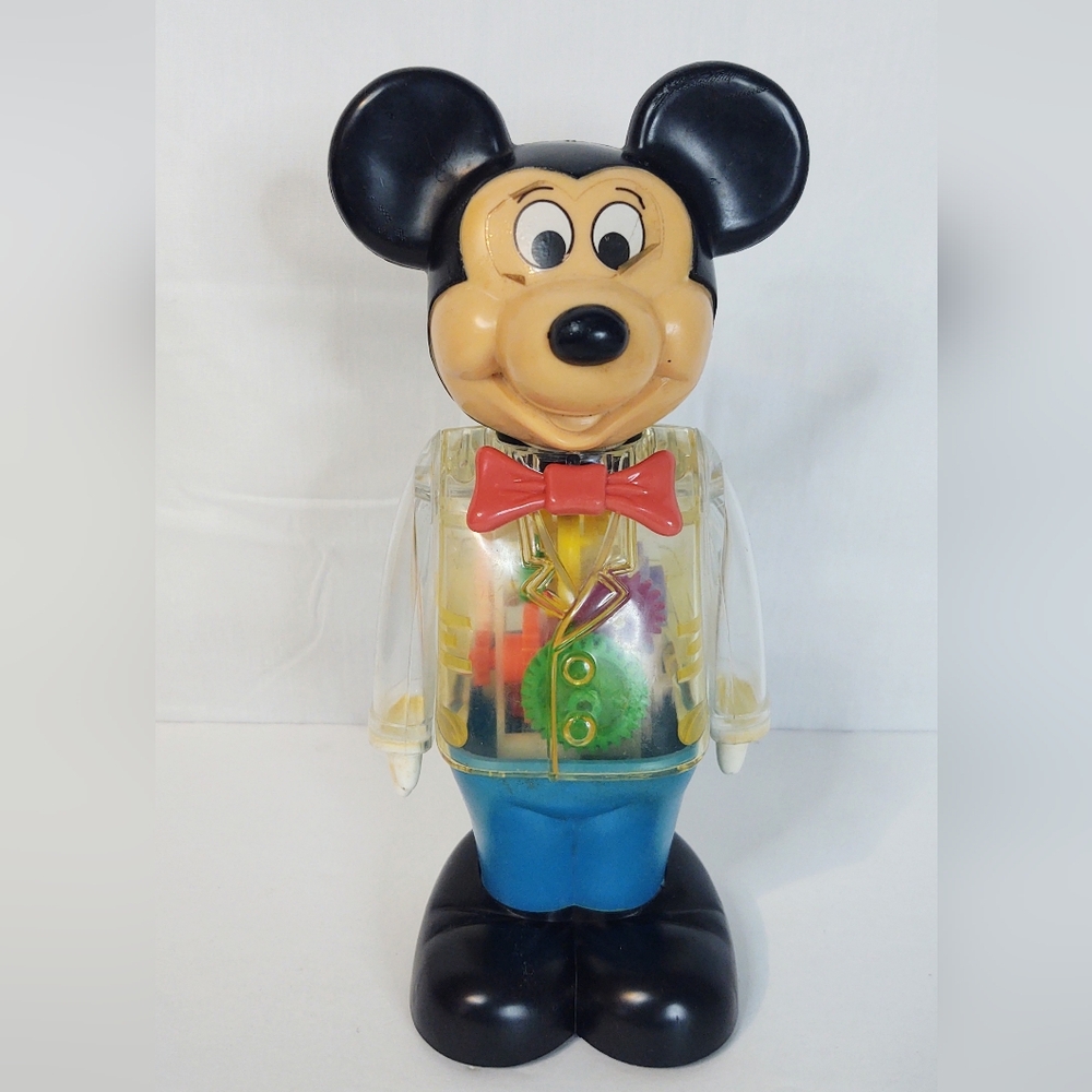 Vtg 78 Gabriel Mickey Mouse Wind Up Toy